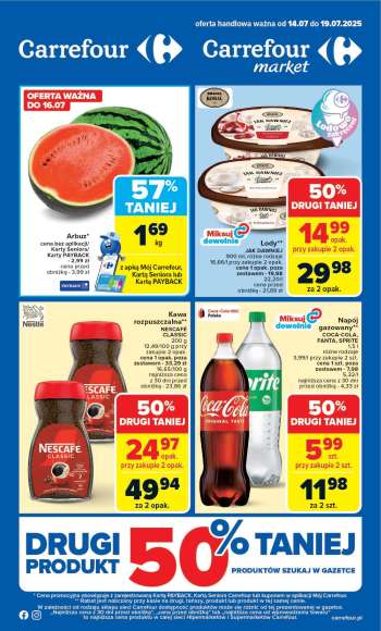 Gazetka Carrefour - 14.07.2025 - 19.07.2025.