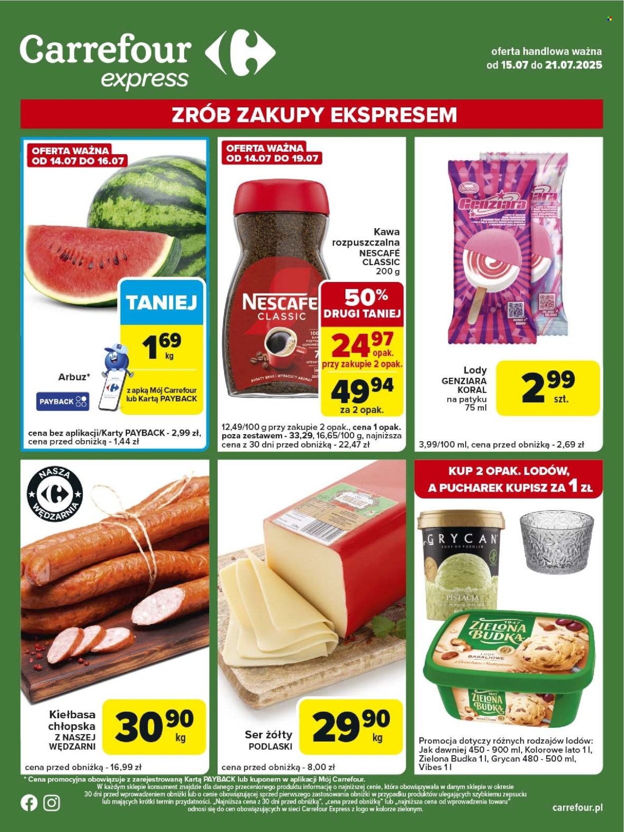 Gazetka Carrefour Express - 15.07.2025 - 21.07.2025. Strona 1