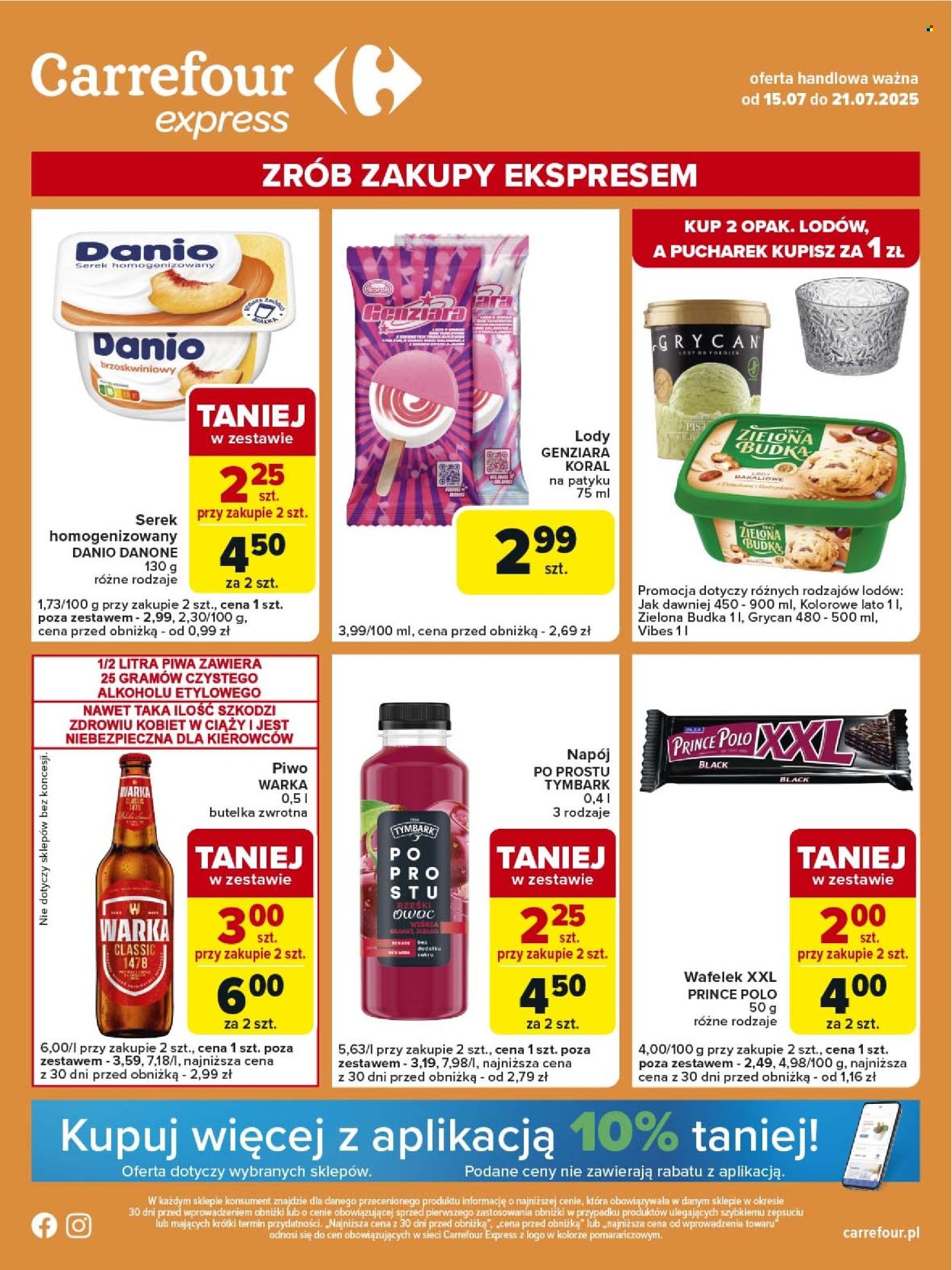 Gazetka Carrefour Express - 15.07.2025 - 21.07.2025. Strona 1