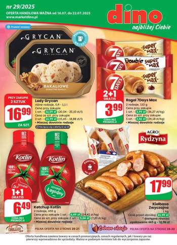 Gazetka Dino - 16.07.2025 - 22.07.2025.