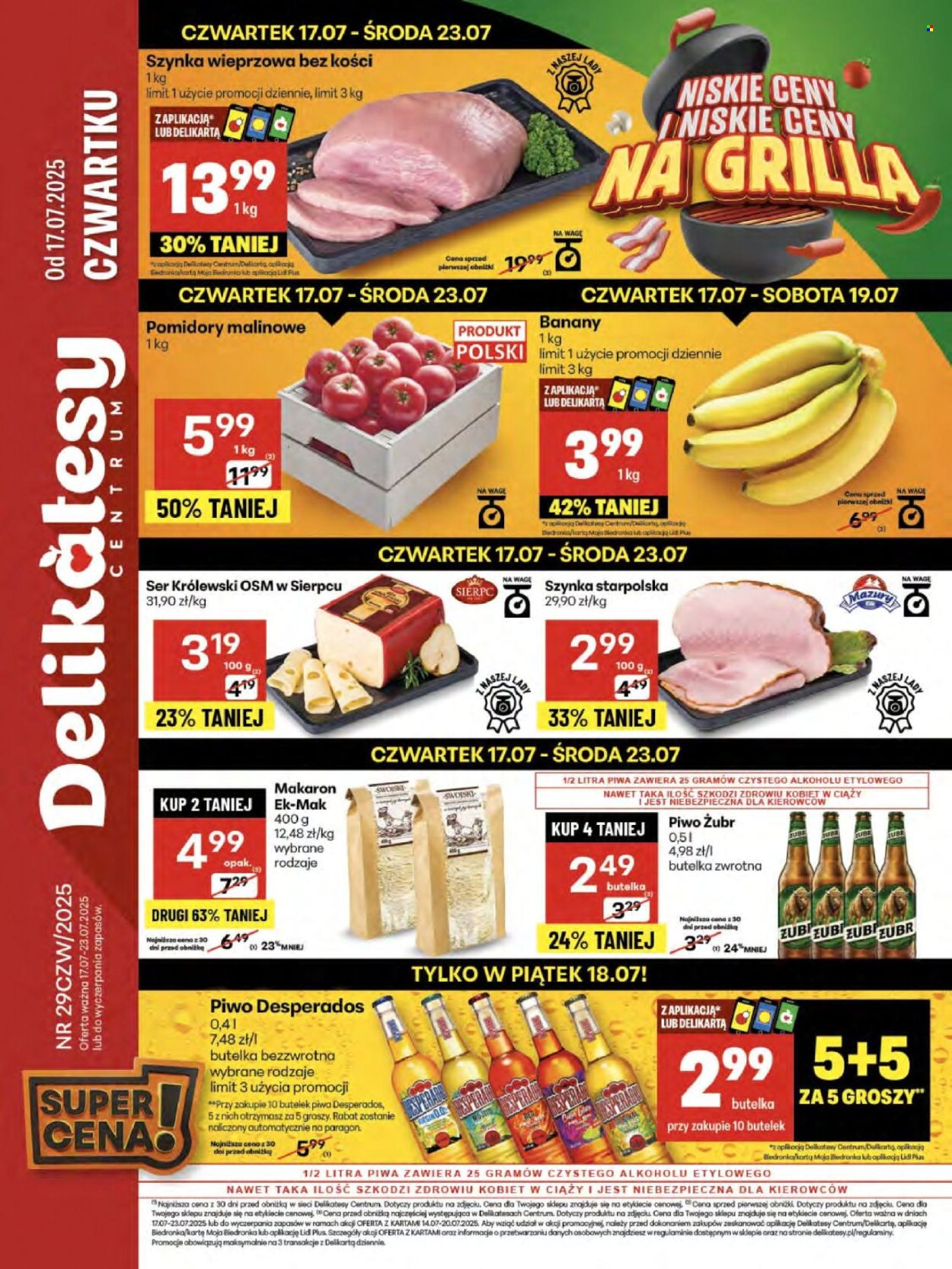Gazetka Delikatesy Centrum - 17.07.2025 - 23.07.2025. Strona 1