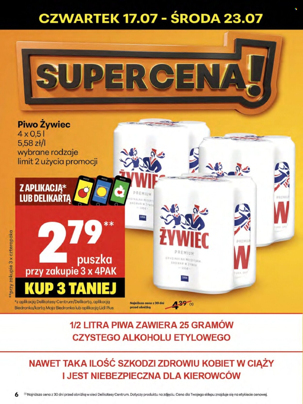 Gazetka Delikatesy Centrum - 17.07.2025 - 23.07.2025. Strona 6