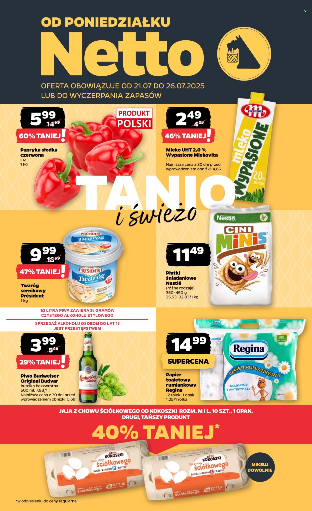 Gazetka Netto - 21.07.2025 - 26.07.2025. Strona 1