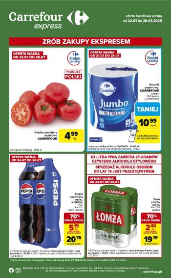 Gazetka Carrefour Express - 22.07.2025 - 28.07.2025.
