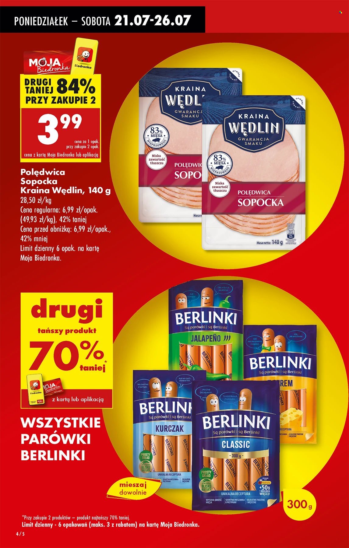 Gazetka Biedronka - 21.07.2025 - 26.07.2025. Strona 4