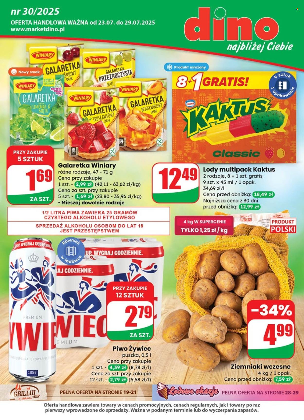 Gazetka Dino - 23.07.2025 - 29.07.2025. Strona 1