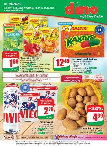 Gazetka Dino - 23.07.2025 - 29.07.2025.