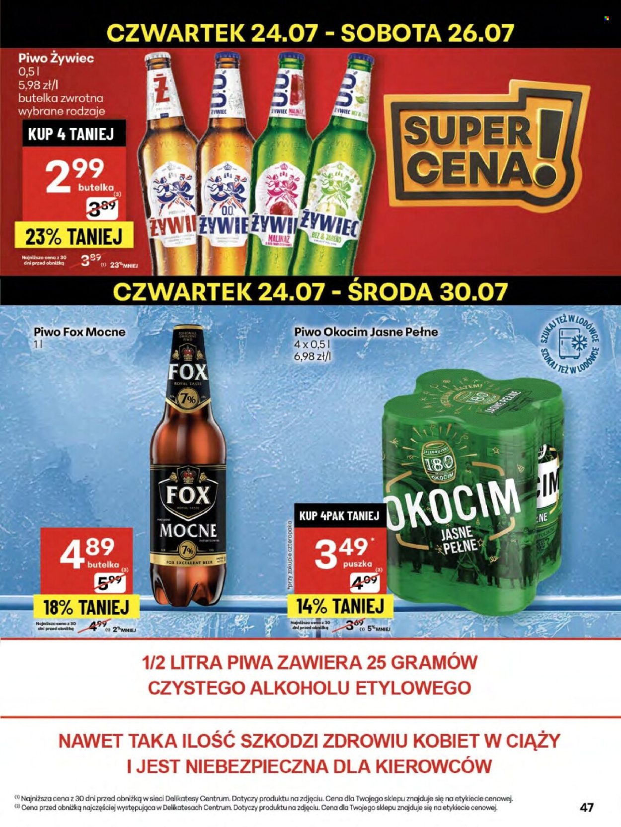 Gazetka Delikatesy Centrum - 24.07.2025 - 30.07.2025. Strona 47