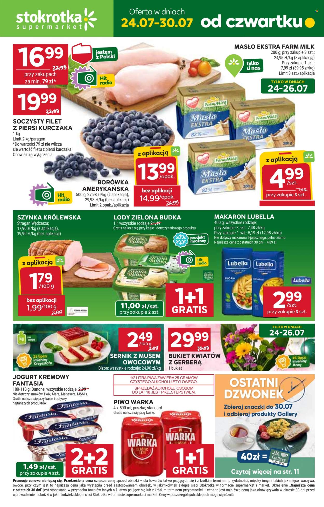 Gazetka Stokrotka Supermarket - 24.07.2025 - 30.07.2025. Strona 1