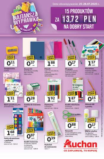 Gazetka Auchan - 25.07.2025 - 28.07.2025.