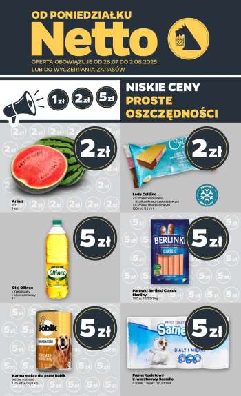 Gazetka Netto - 28.07.2025 - 2.08.2025.