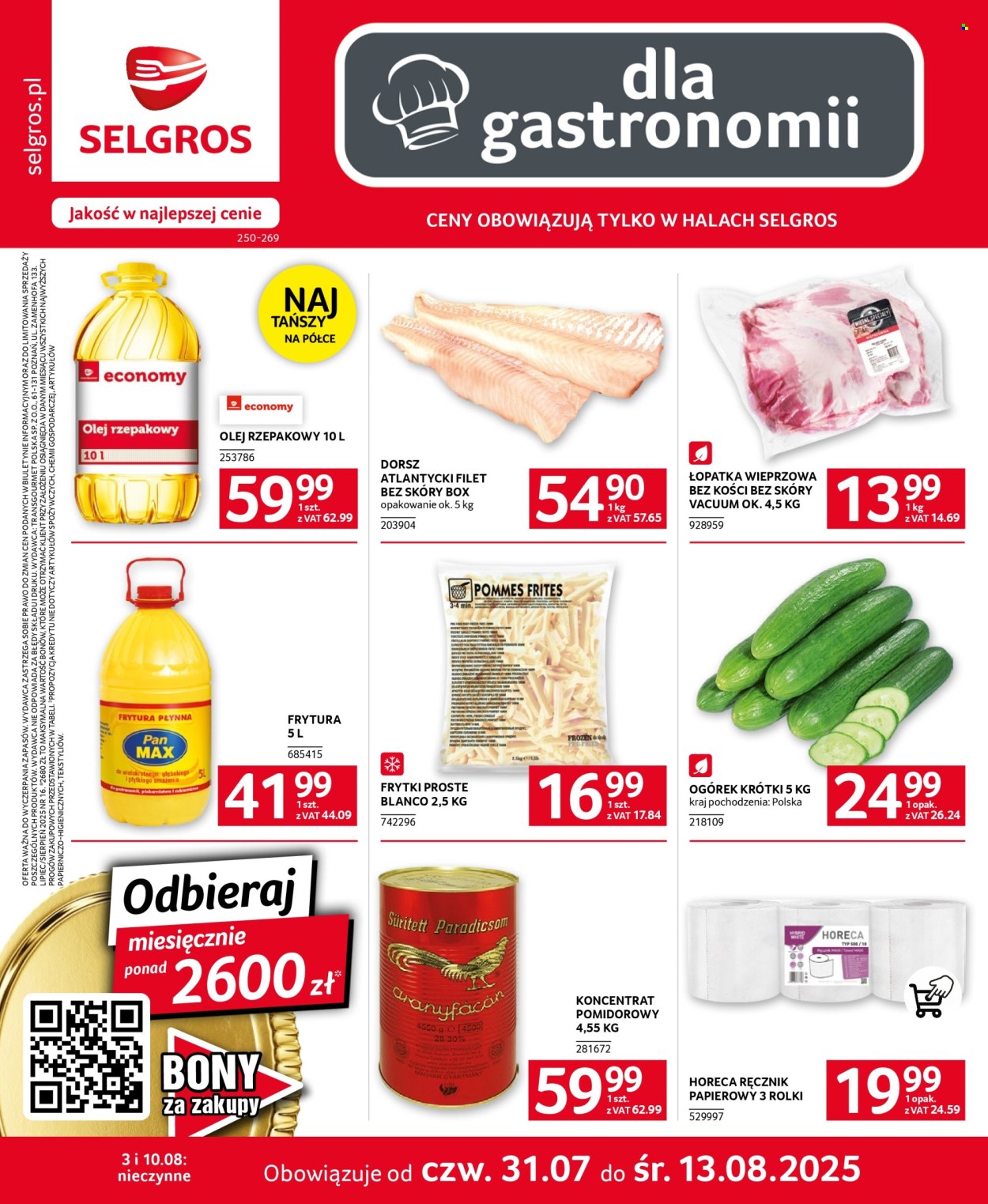 Gazetka Selgros - 31.07.2025 - 13.08.2025. Strona 1