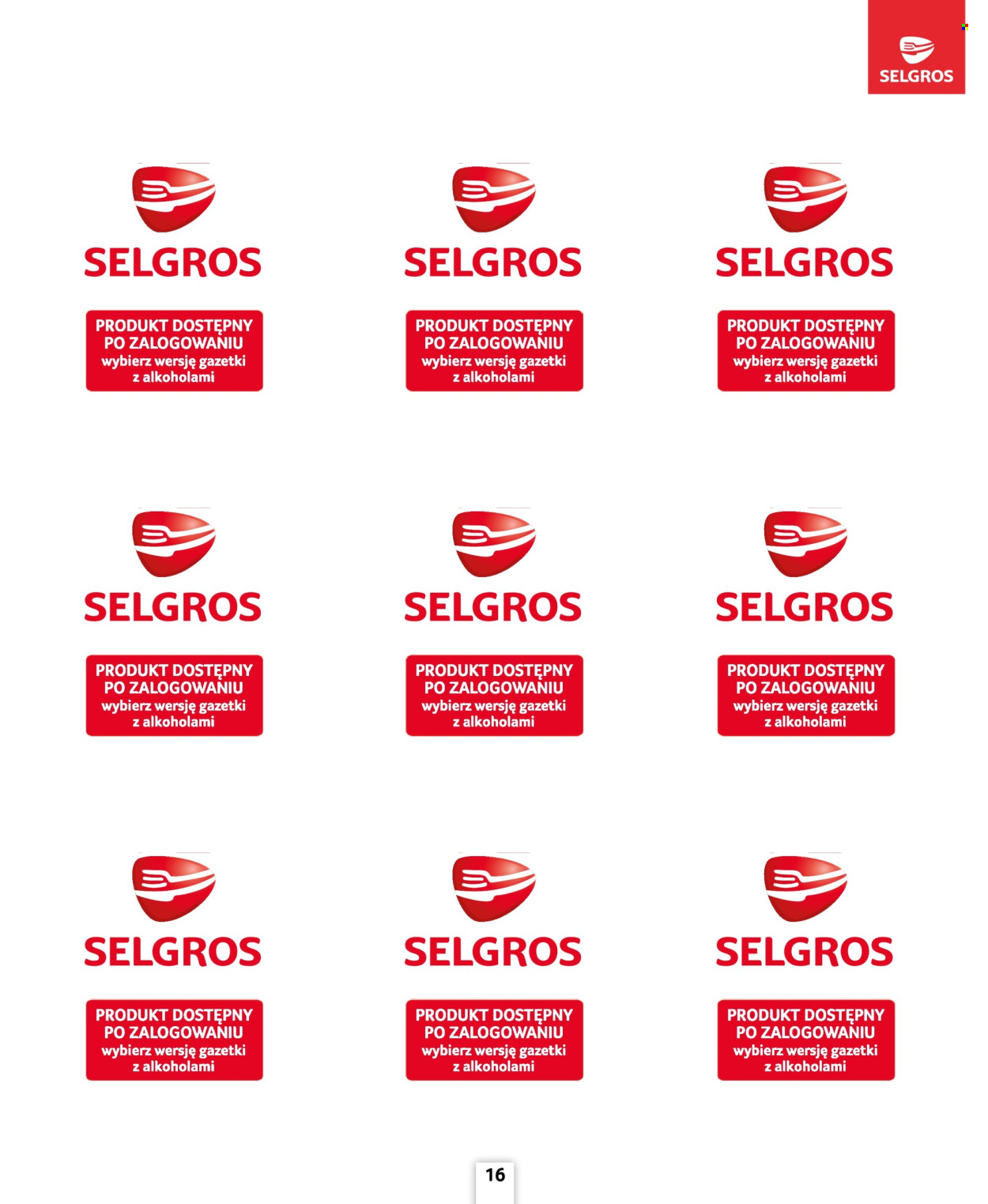 Gazetka Selgros - 31.07.2025 - 13.08.2025. Strona 16