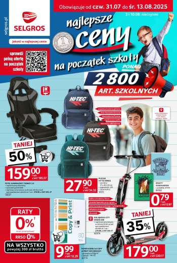 Gazetka Selgros - 31.07.2025 - 13.08.2025.