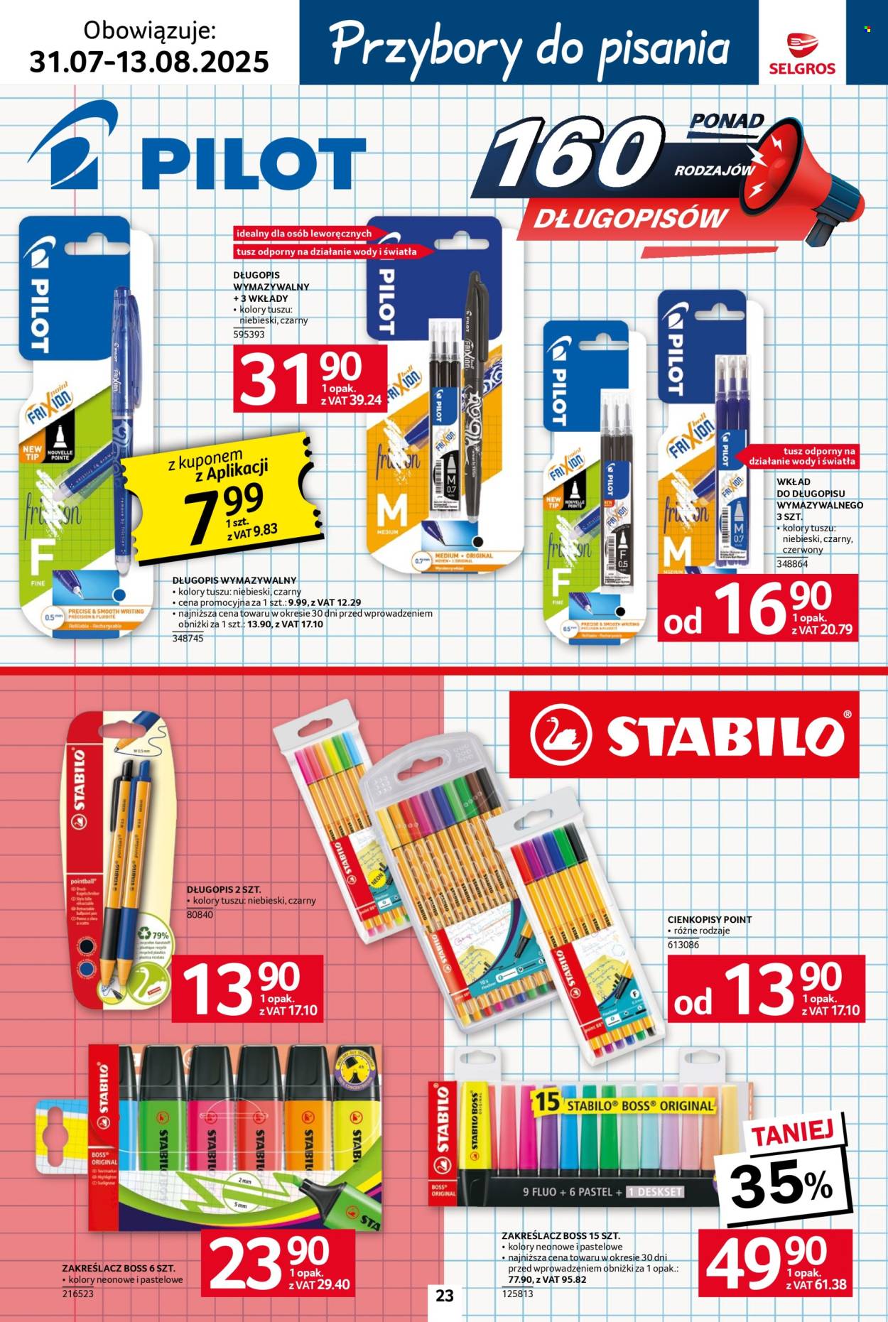 Gazetka Selgros - 31.07.2025 - 13.08.2025. Strona 23