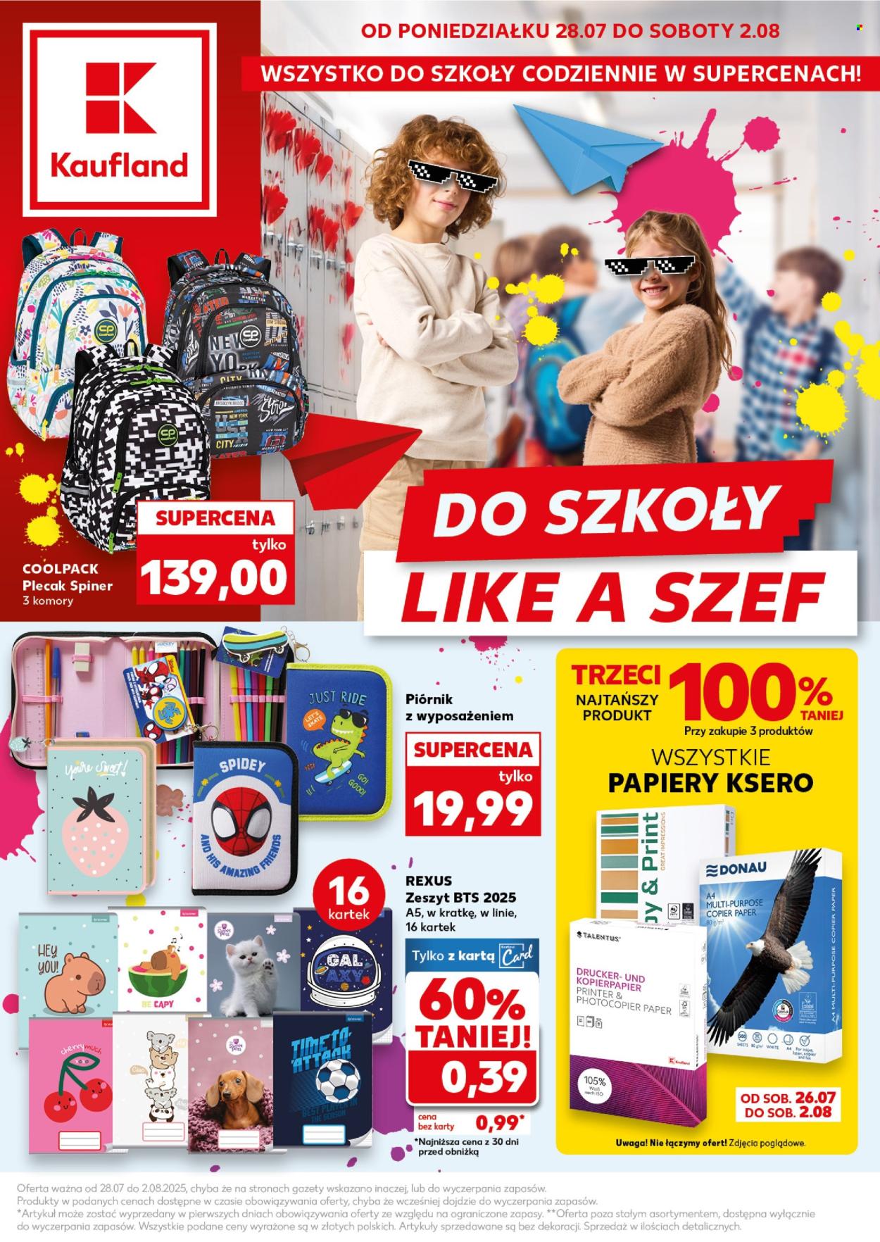 Gazetka Kaufland - 28.07.2025 - 2.08.2025. Strona 1