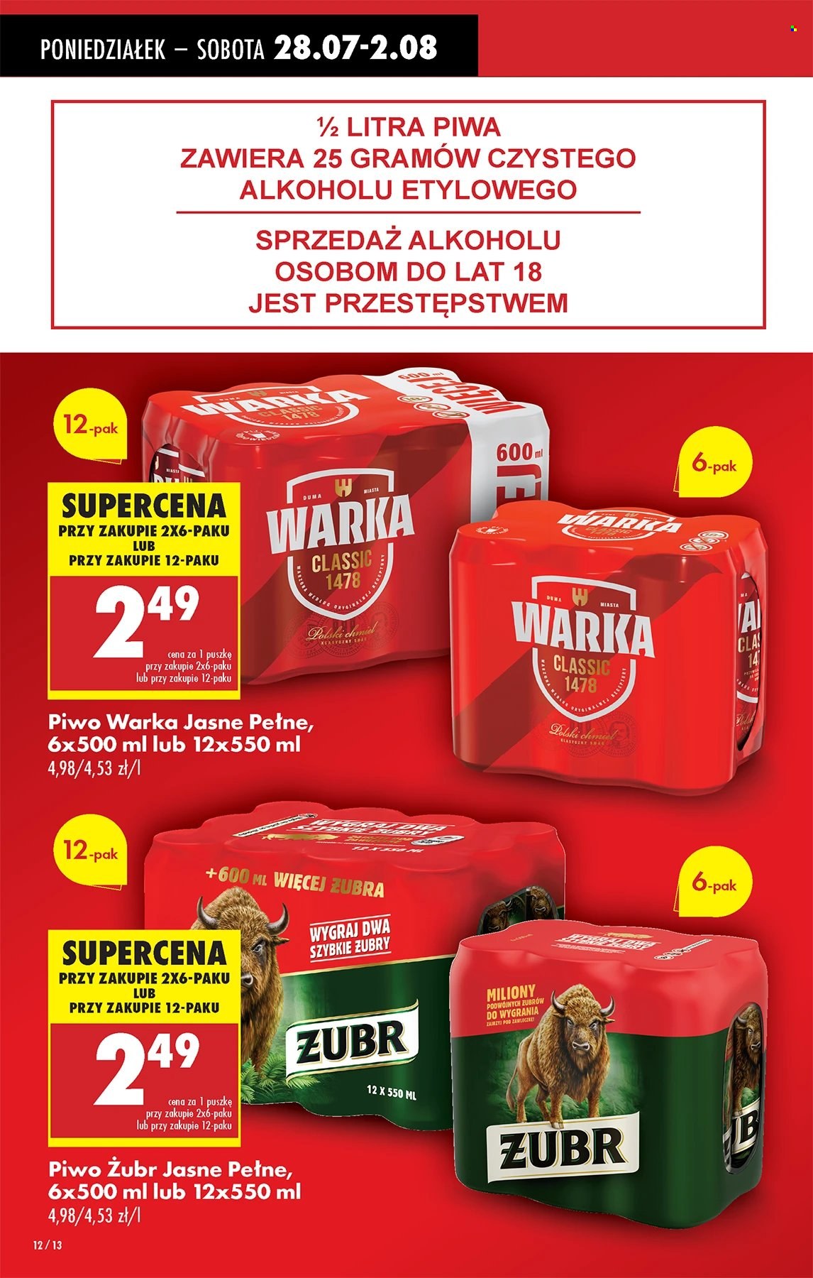 Gazetka Biedronka - 28.07.2025 - 2.08.2025. Strona 12