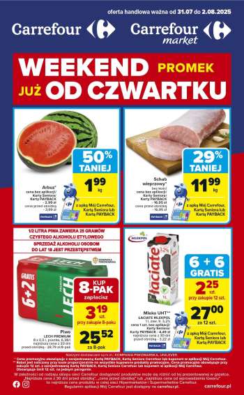 Gazetka Carrefour - 31.07.2025 - 2.08.2025.