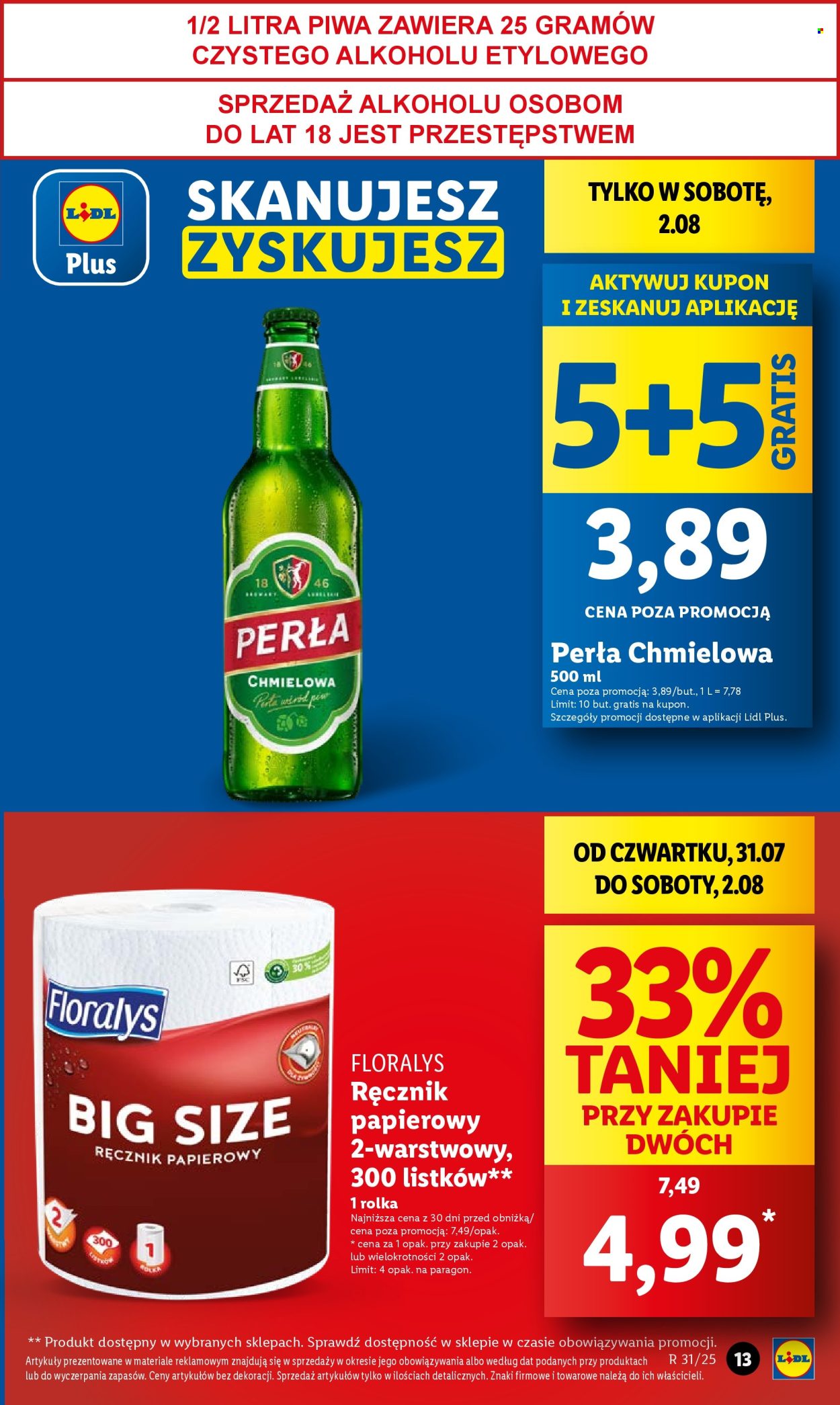 Gazetka Lidl - 31.07.2025 - 2.08.2025. Strona 13