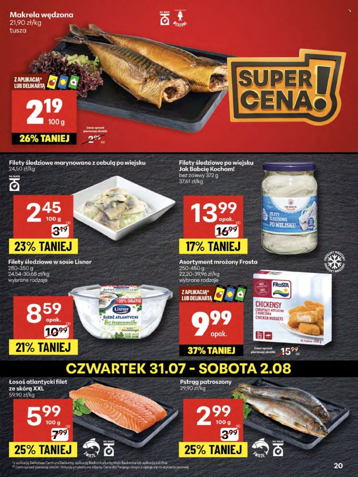 Gazetka Delikatesy Centrum - 31.07.2025 - 6.08.2025. Strona 20