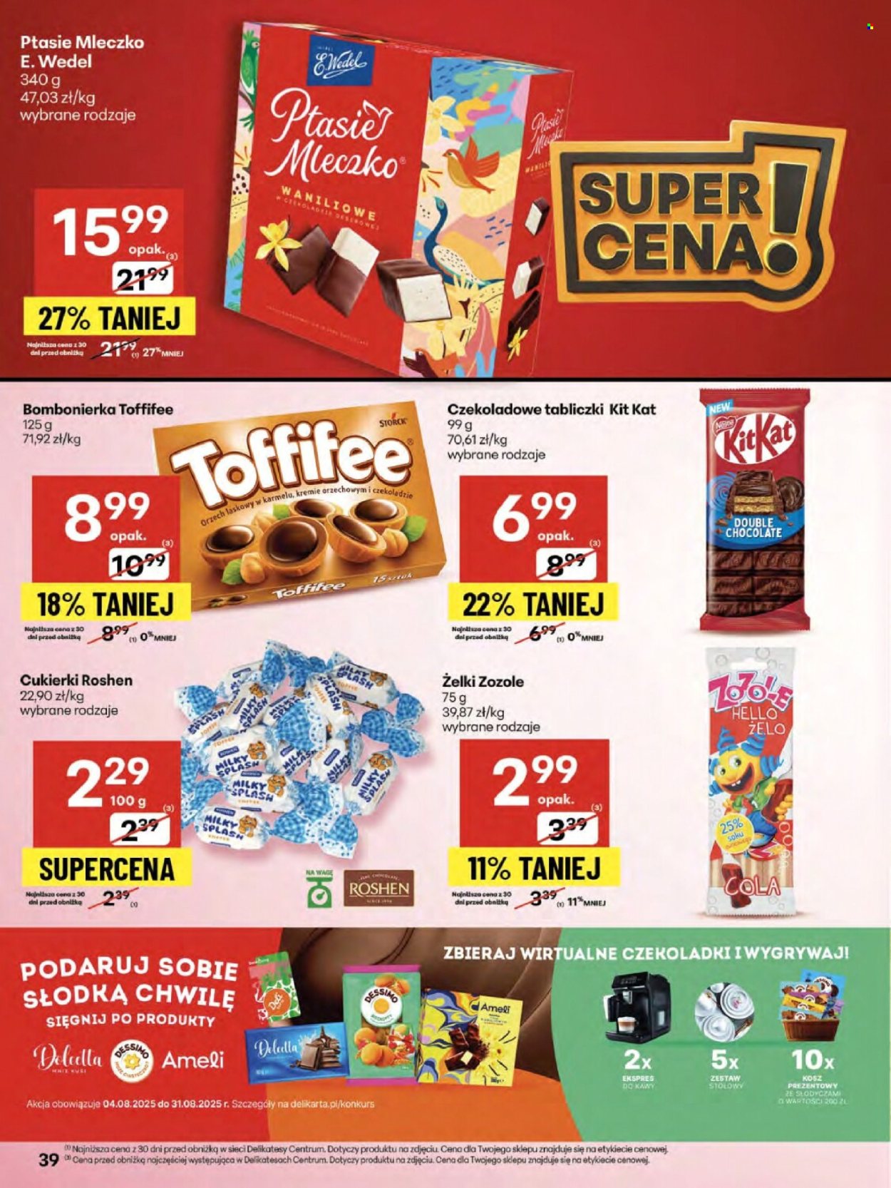 Gazetka Delikatesy Centrum - 31.07.2025 - 6.08.2025. Strona 39