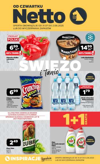 Gazetka Netto - 31.07.2025 - 2.08.2025.