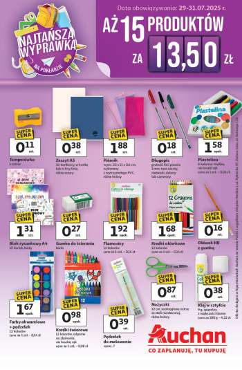 Gazetka Auchan - 29.07.2025 - 31.07.2025.