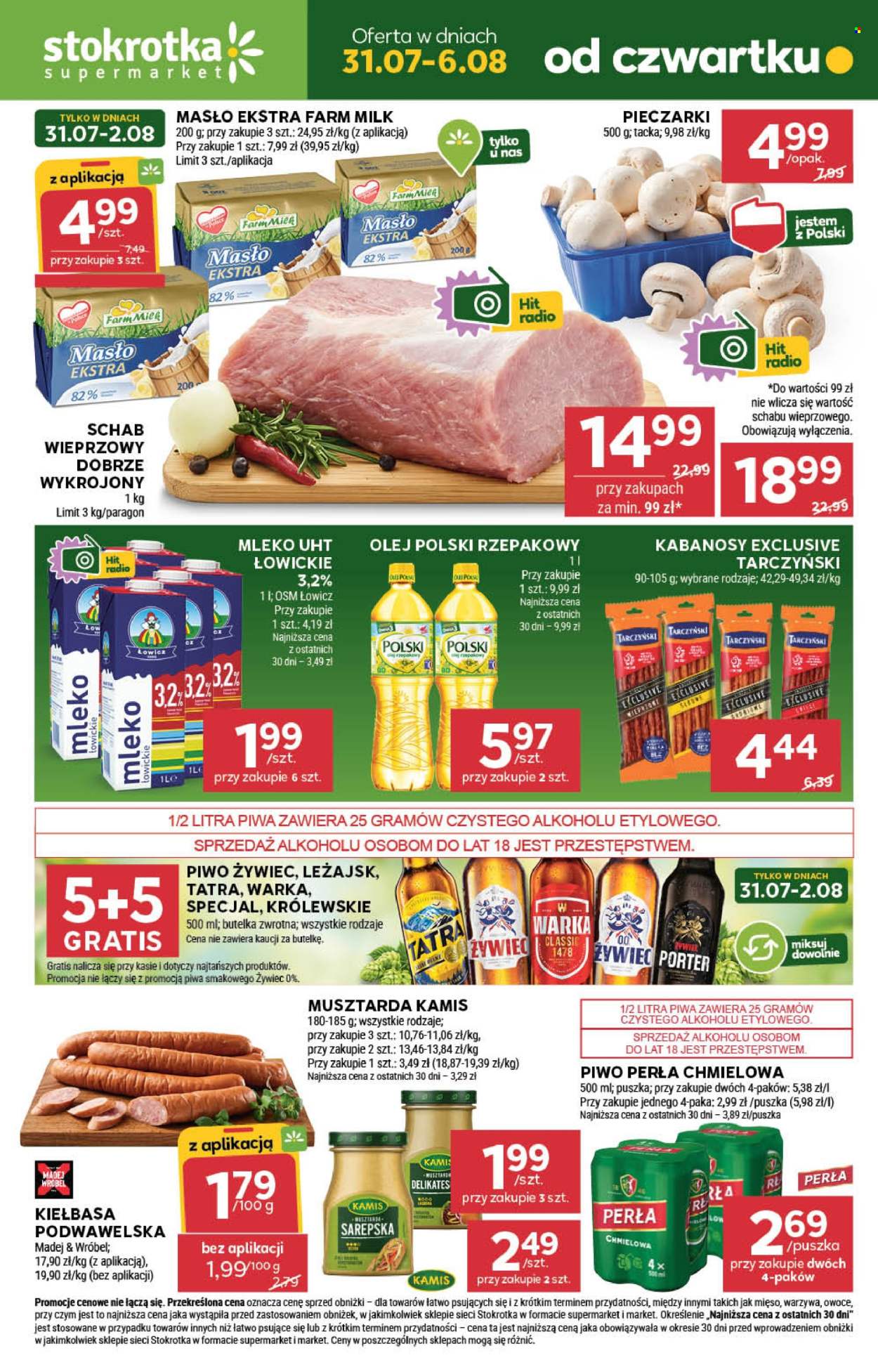 Gazetka Stokrotka Supermarket - 31.07.2025 - 6.08.2025. Strona 1