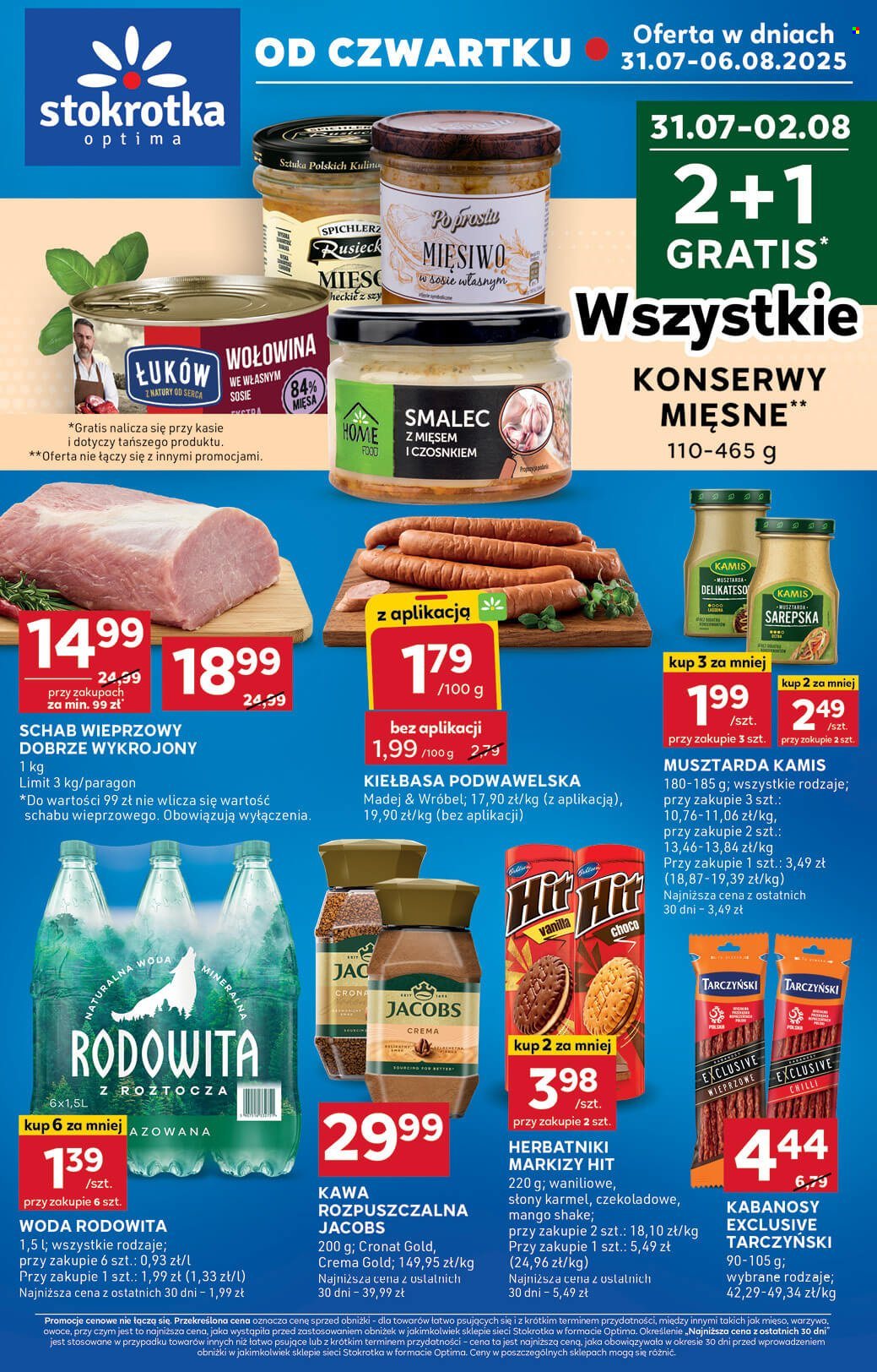 Gazetka Stokrotka Optima - 31.07.2025 - 6.08.2025. Strona 1