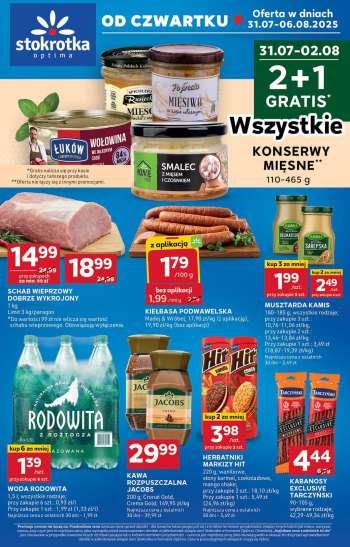 Gazetka Stokrotka Optima - 31.07.2025 - 6.08.2025.