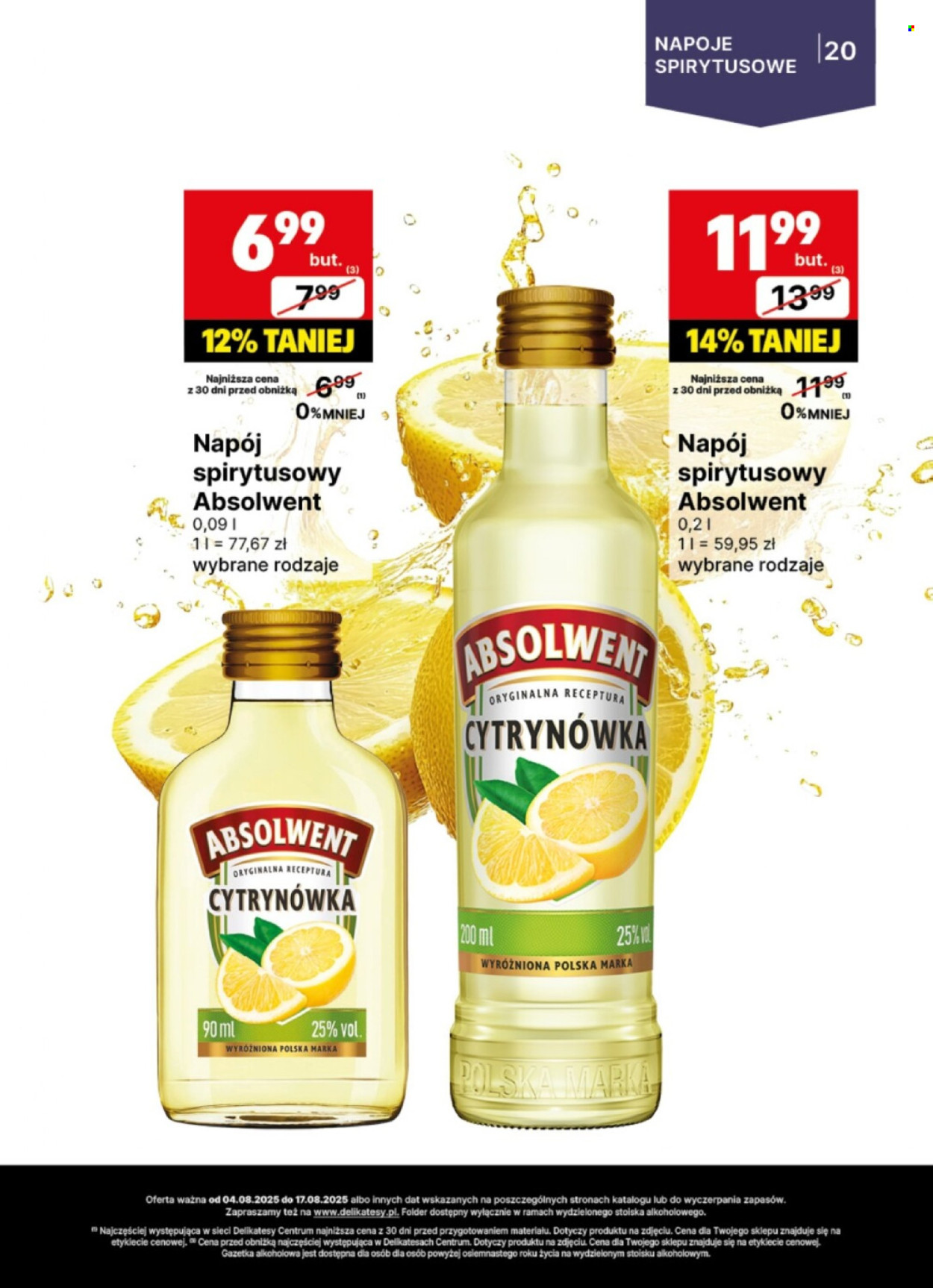 Gazetka Delikatesy Centrum - 4.08.2025 - 17.08.2025. Strona 20