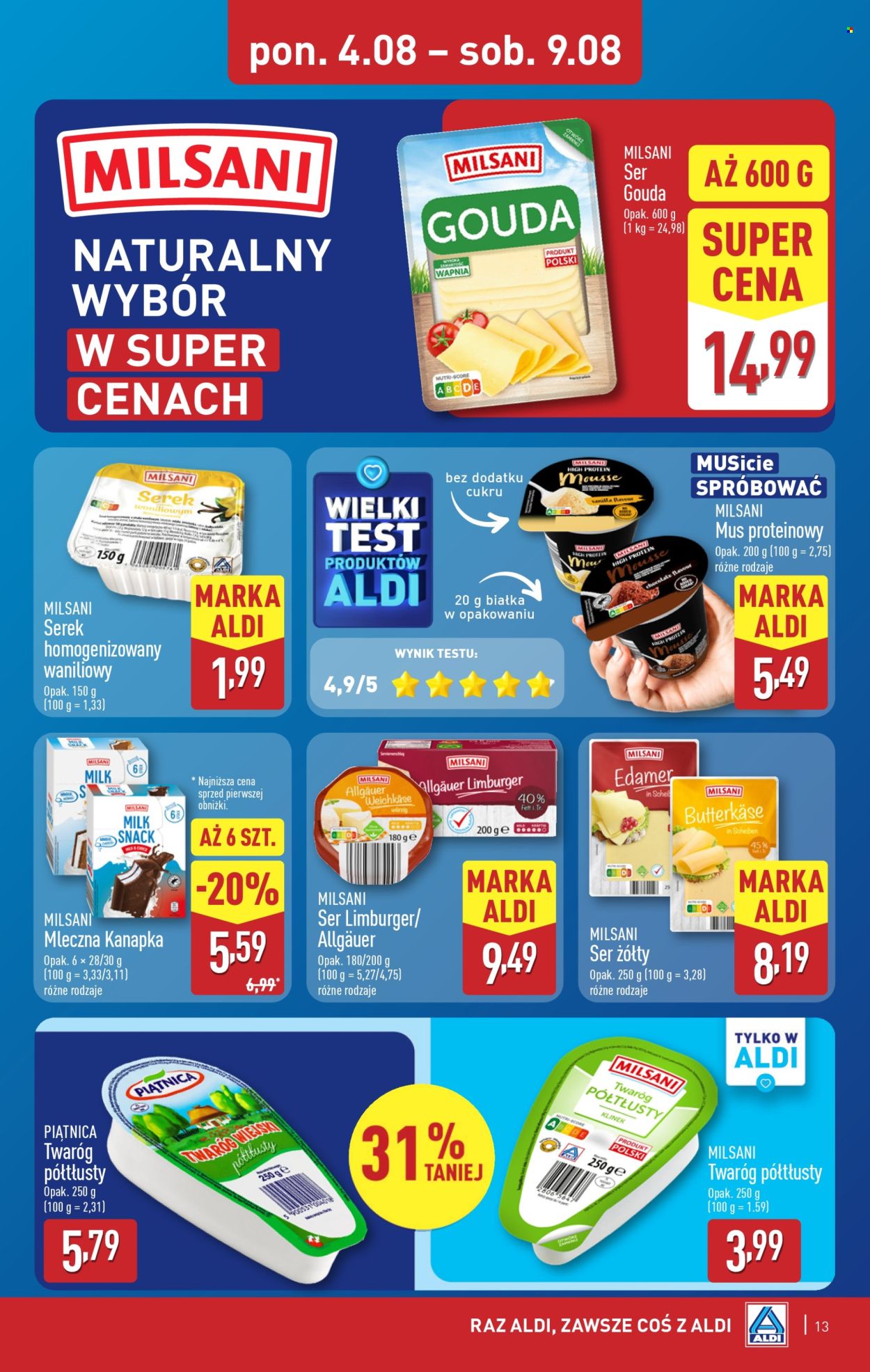 Gazetka ALDI - 4.08.2025 - 9.08.2025. Strona 13
