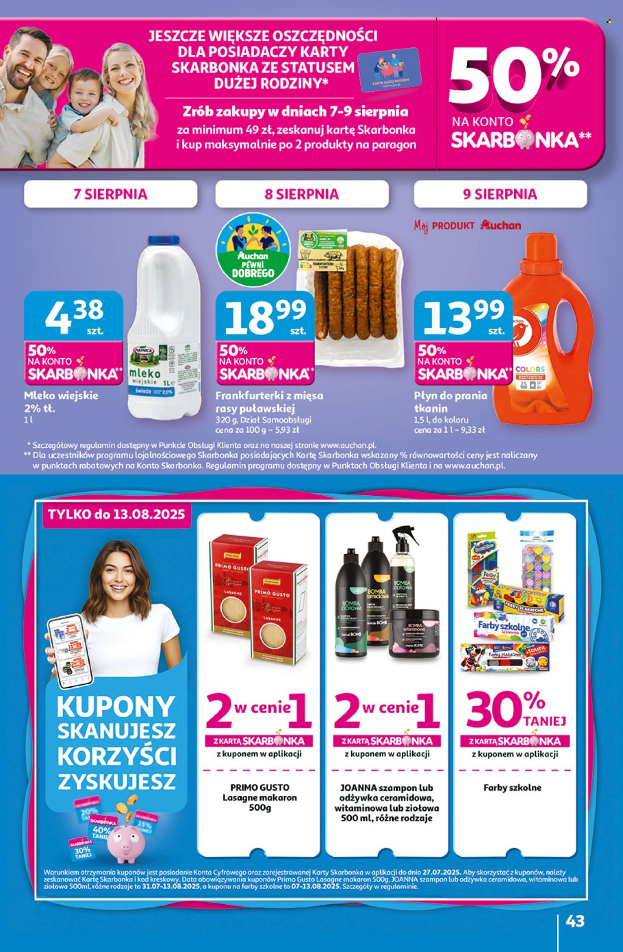 Gazetka Auchan - 7.08.2025 - 13.08.2025. Strona 43