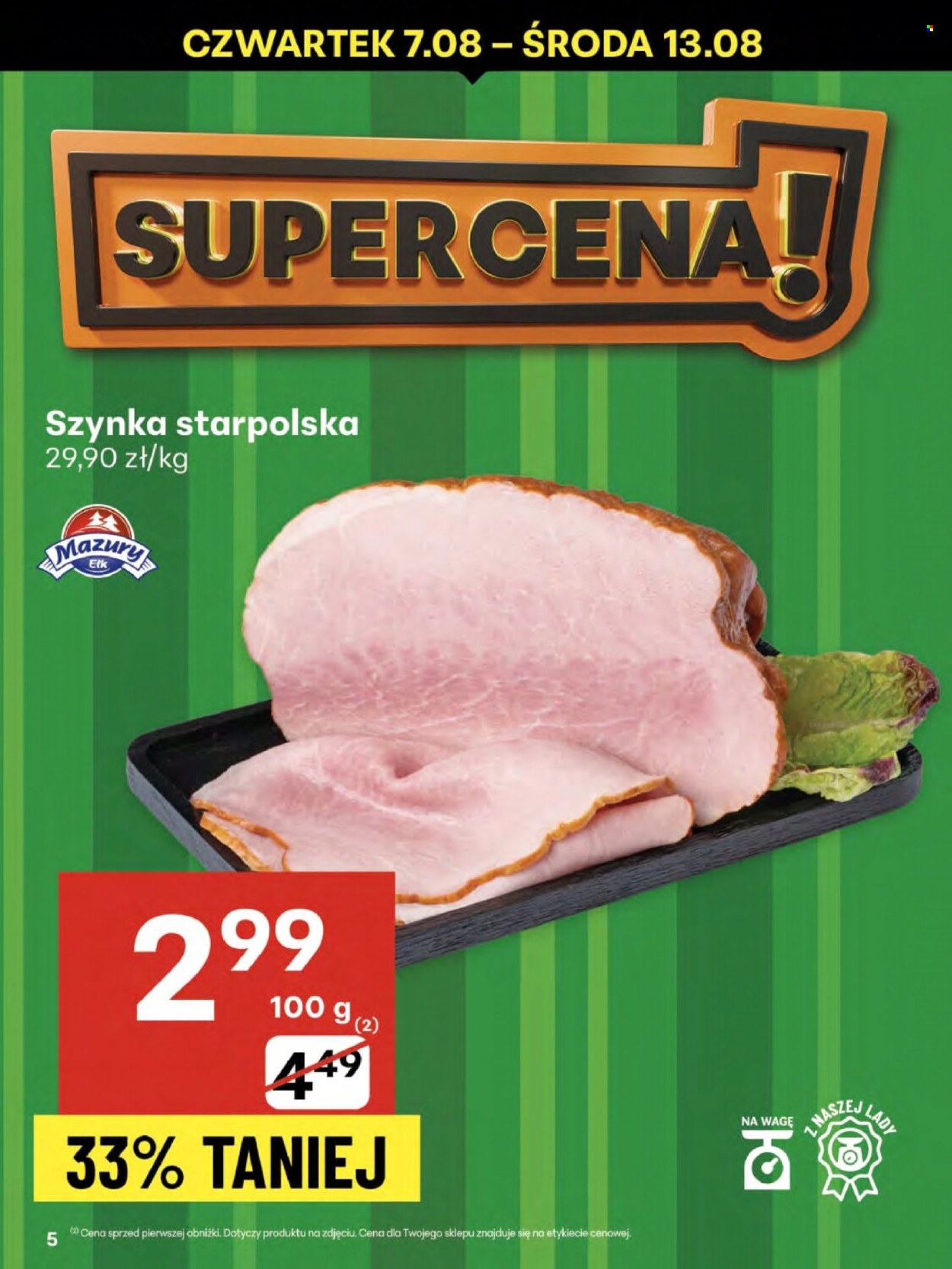 Gazetka Delikatesy Centrum - 7.08.2025 - 13.08.2025. Strona 5