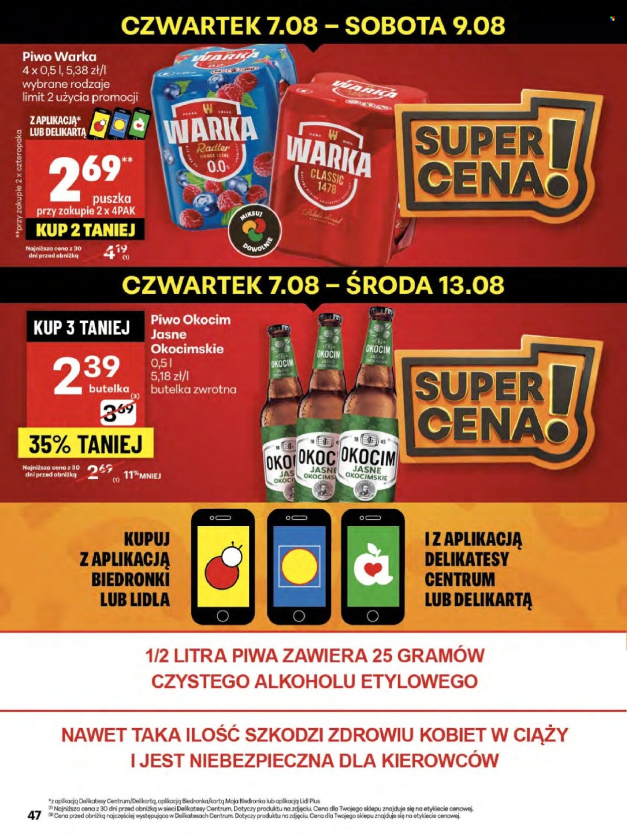 Gazetka Delikatesy Centrum - 7.08.2025 - 13.08.2025. Strona 47