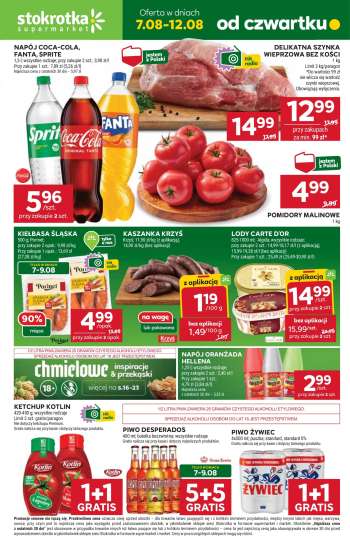 Gazetka Stokrotka Supermarket - 7.08.2025 - 12.08.2025.