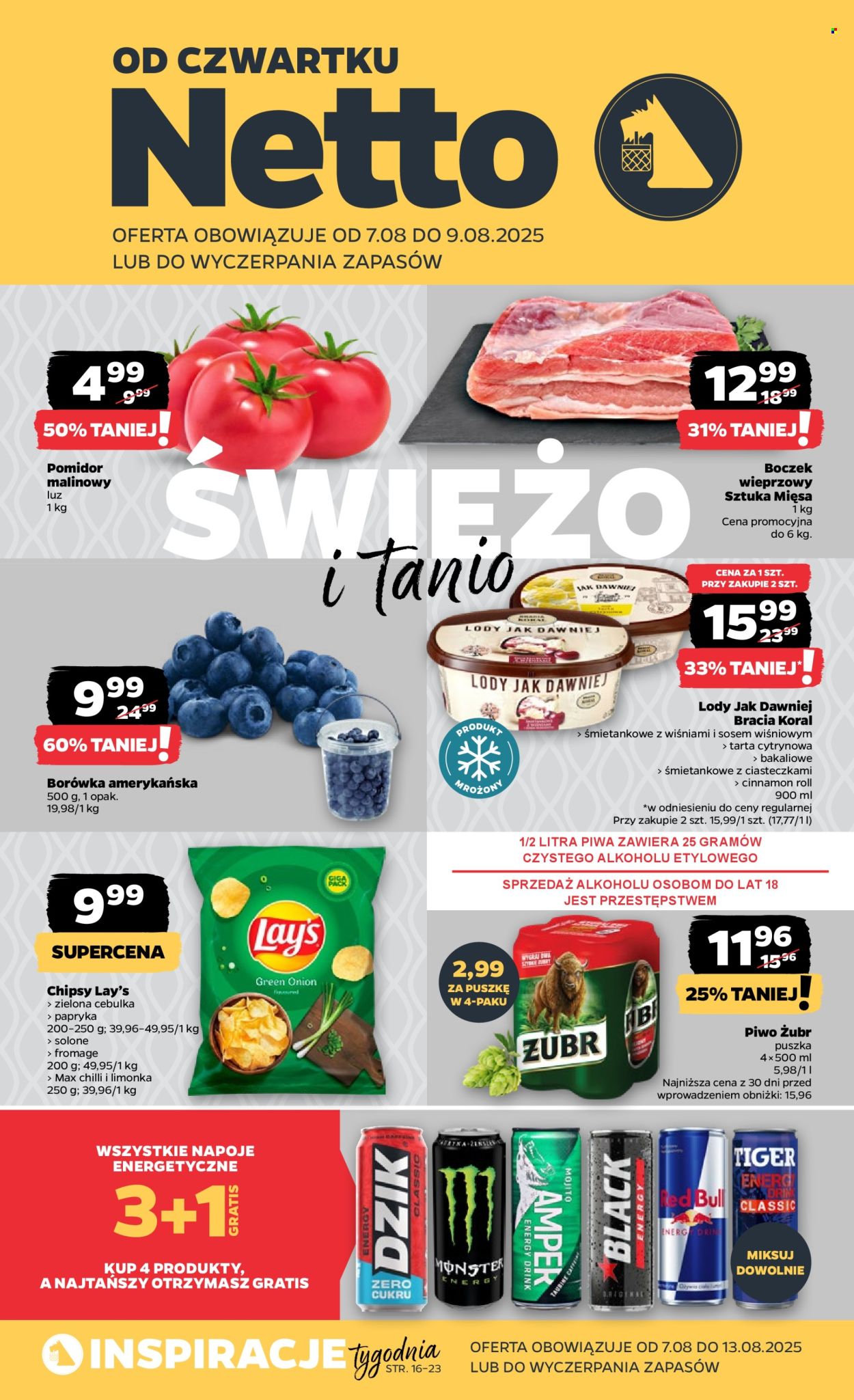 Gazetka Netto - 7.08.2025 - 9.08.2025. Strona 1