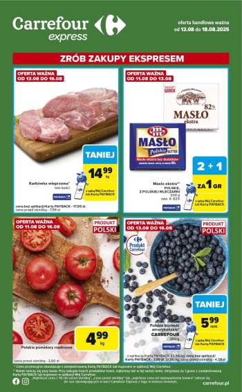 Gazetka Carrefour Express - 12.08.2025 - 18.08.2025.