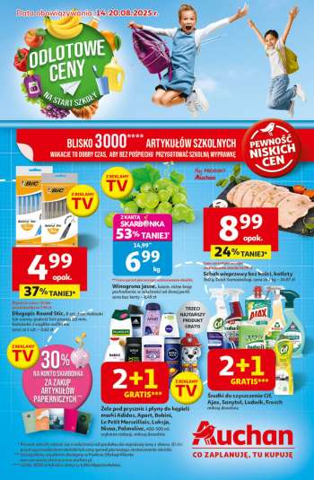 Gazetka Auchan - 14.08.2025 - 20.08.2025.