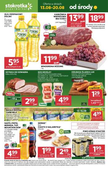 Gazetka Stokrotka Supermarket - 13.08.2025 - 20.08.2025.