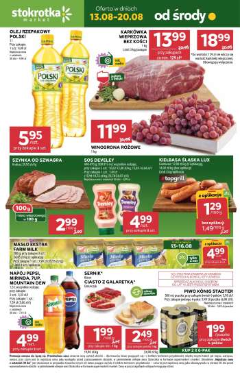 Gazetka Stokrotka Market - 13.08.2025 - 20.08.2025.
