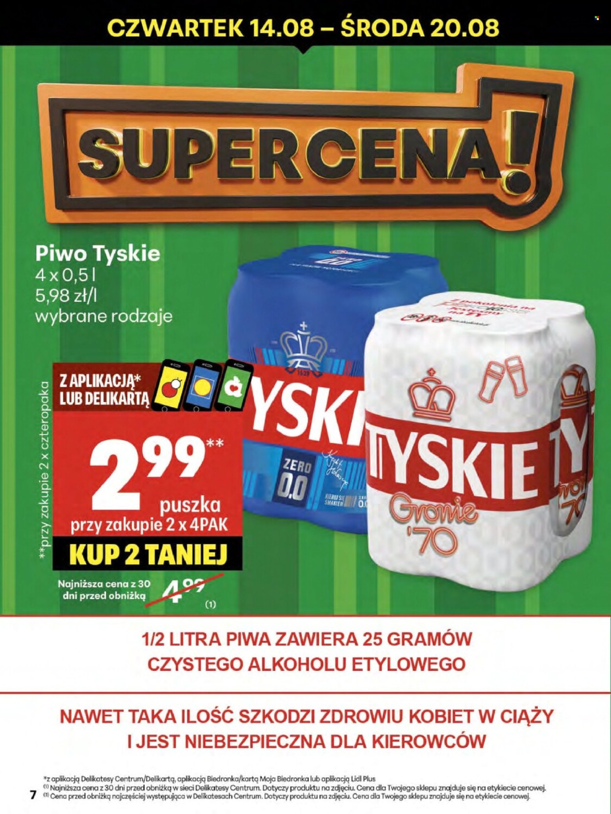 Gazetka Delikatesy Centrum - 14.08.2025 - 20.08.2025. Strona 7