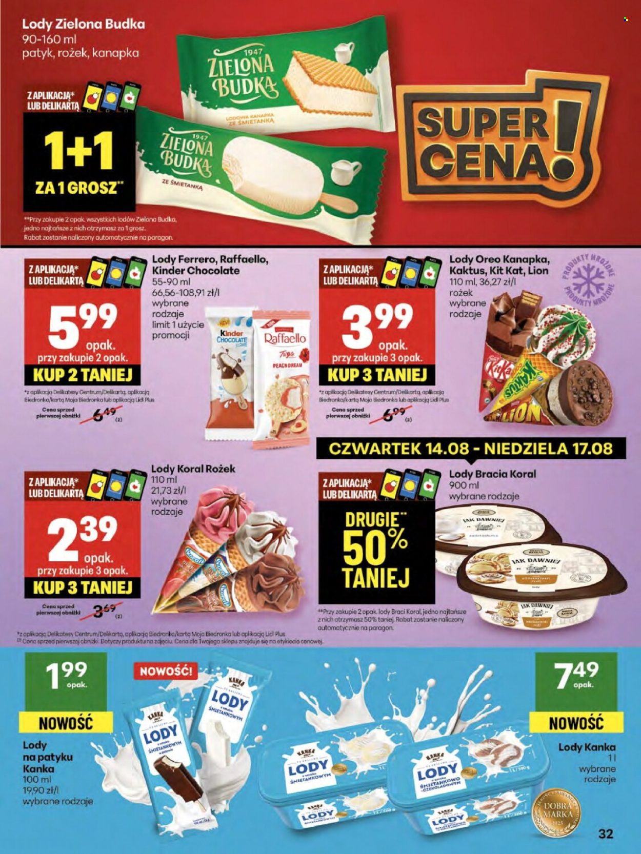 Gazetka Delikatesy Centrum - 14.08.2025 - 20.08.2025. Strona 32
