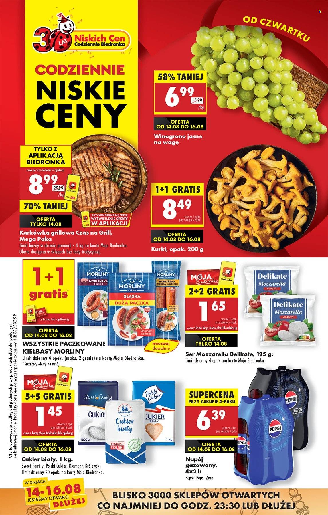 Gazetka Biedronka - 14.08.2025 - 20.08.2025. Strona 1