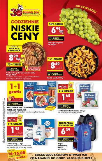 Gazetka Biedronka - 14.08.2025 - 20.08.2025.