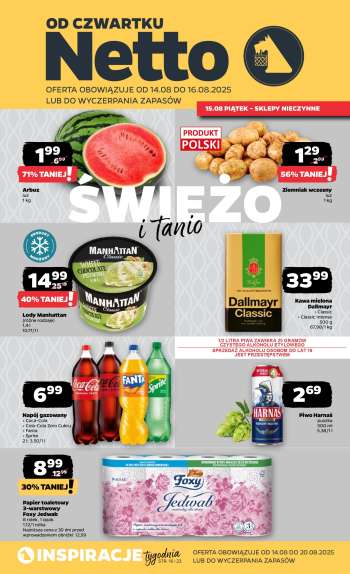 Gazetka Netto - 14.08.2025 - 16.08.2025.