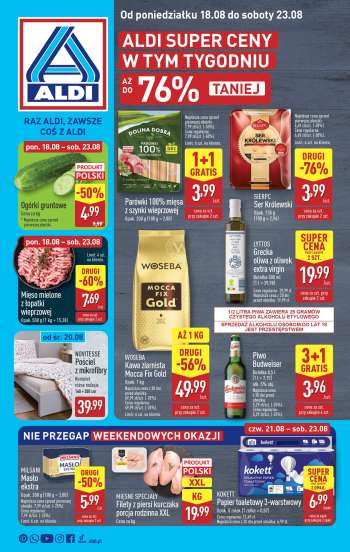 Gazetka ALDI - 18.08.2025 - 23.08.2025.