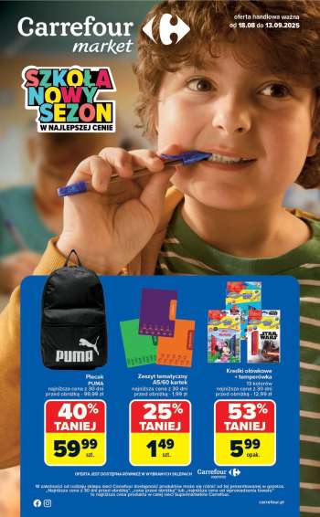 Gazetka Carrefour Market - 18.08.2025 - 13.09.2025.