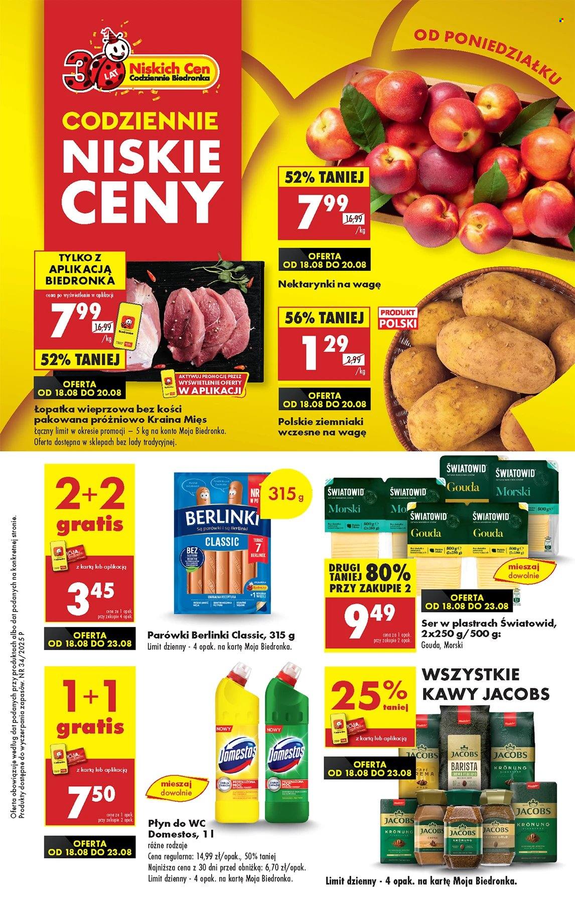 Gazetka Biedronka - 18.08.2025 - 23.08.2025. Strona 1