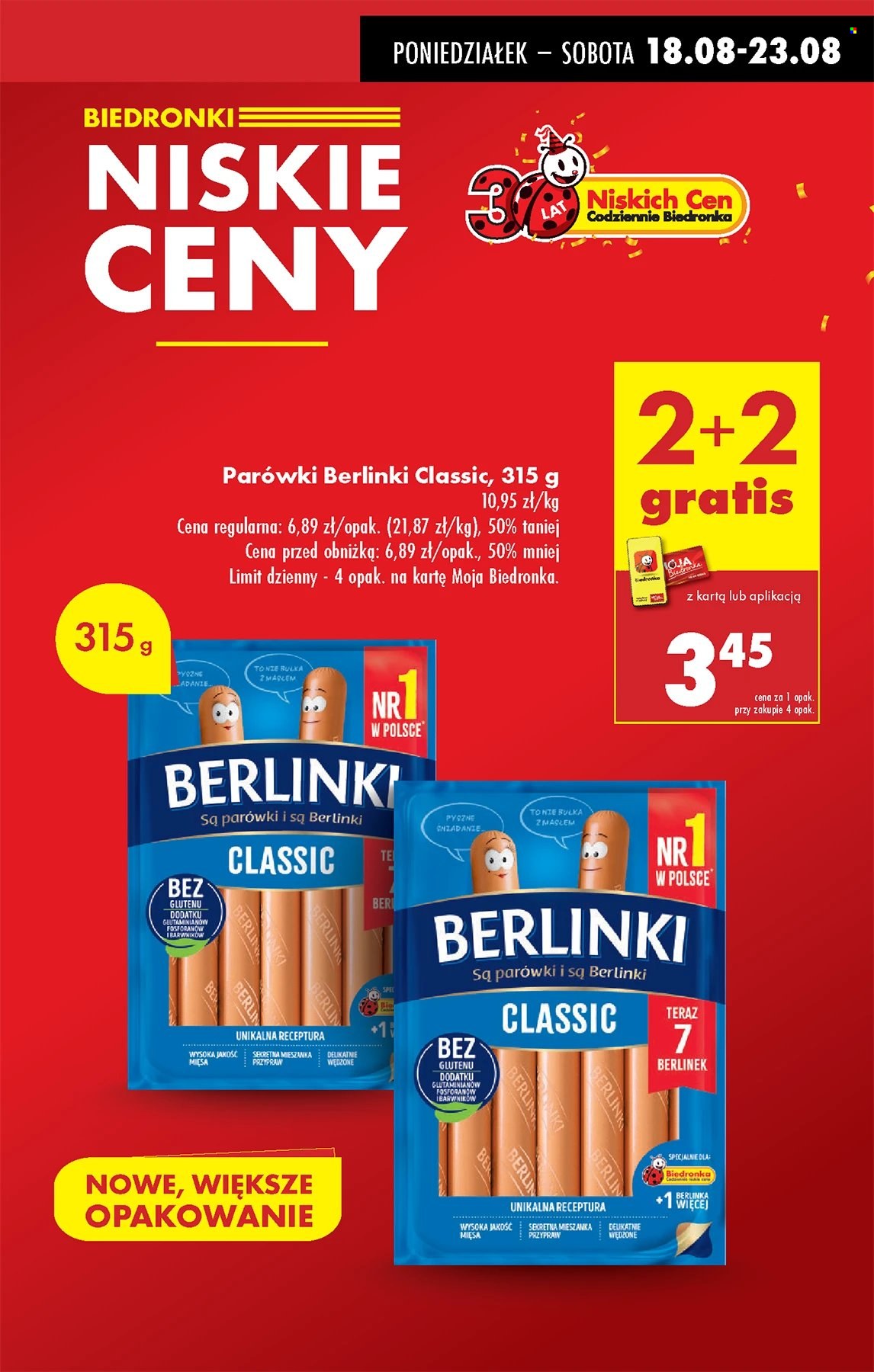 Gazetka Biedronka - 18.08.2025 - 23.08.2025. Strona 3